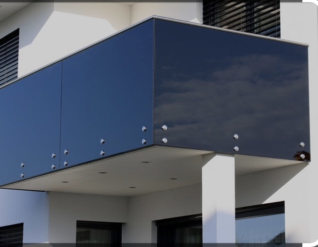 Glas Geländer in Punkthalterung