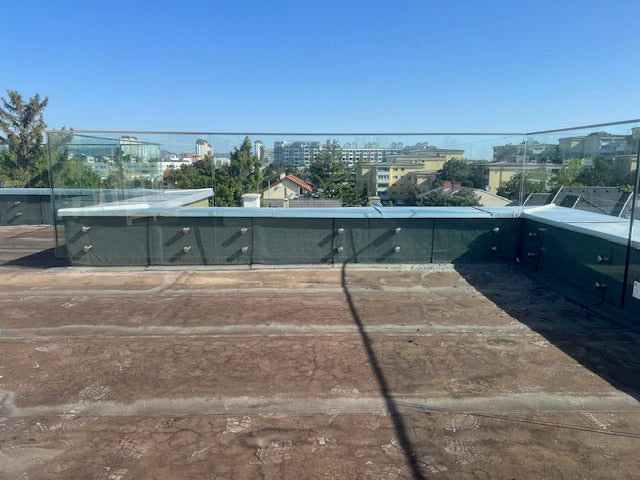 Glas Geländer in Punkthalterung