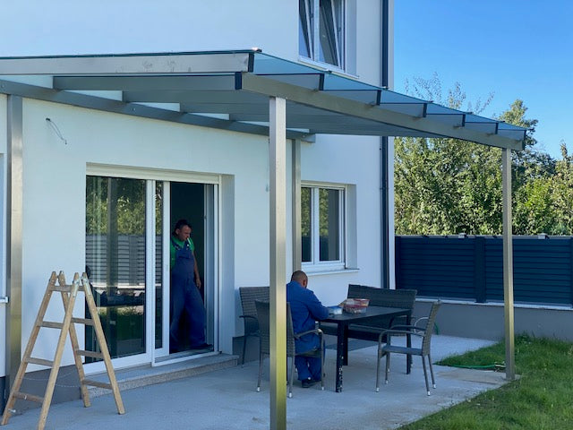 Edelstahl Überdachung und Carports