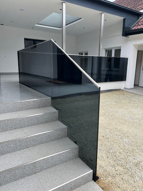 Glas Geländer in Punkthalterung