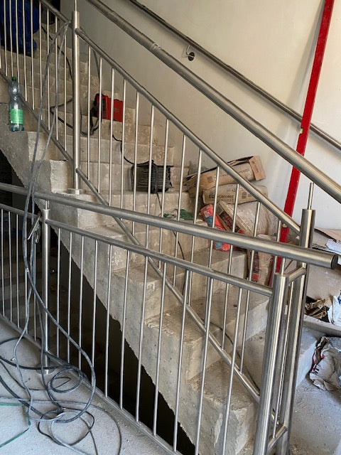 Edelstahl Geländer Model Gitter - Französisch