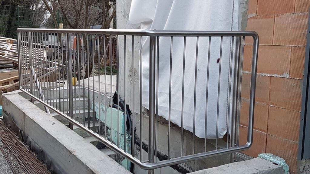 Edelstahl Geländer Model Gitter - Französisch