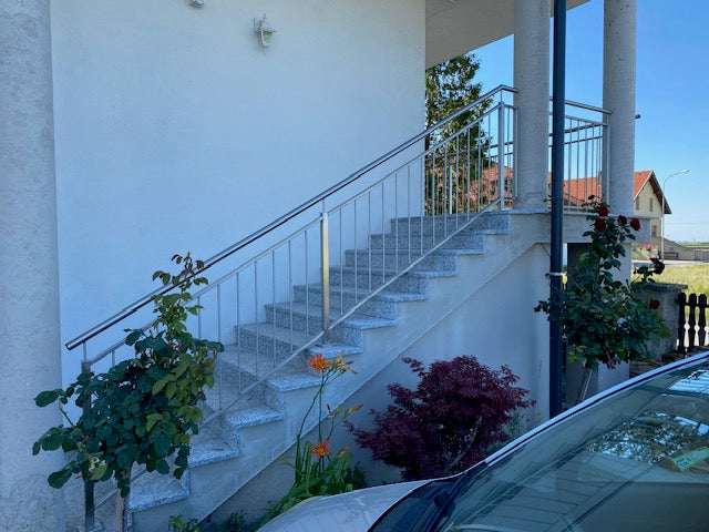 Edelstahl Geländer Model Gitter - Französisch