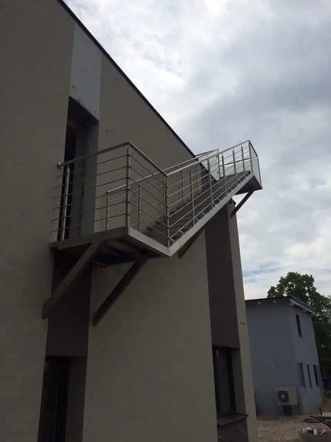 Edelstahl Stiegen