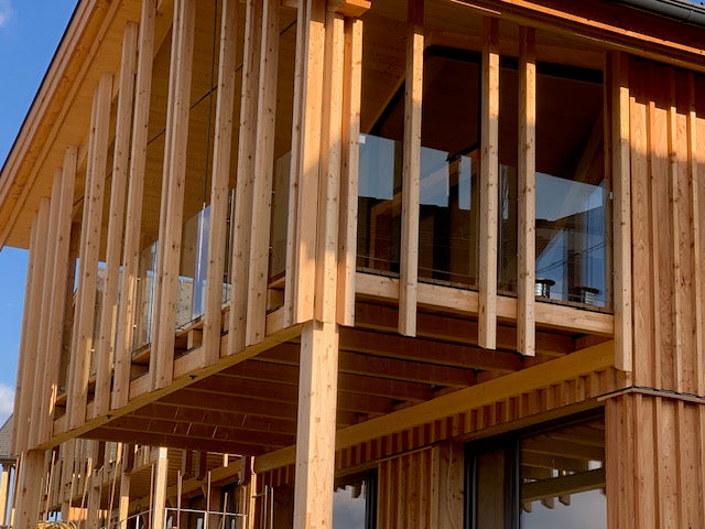 Glas Geländer in Punkthalterung