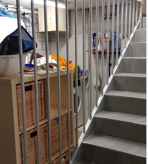 Edelstahl Geländer Model Gitter - Französisch