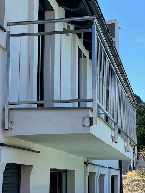 Edelstahl Geländer Model Gitter - Französisch